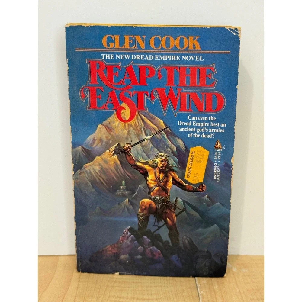 Reap the East Wind Glen Cook Dread Empire First Printing 1987 Tor Paperback